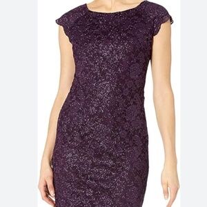 Brand: ONYX Nite Women's Cap Sleeve Short Lace Dress Cocktail